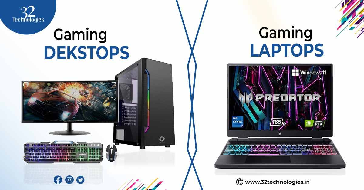 Gaming Laptops vs. Gaming Desktops: Which Is the Right Renting Option for You?